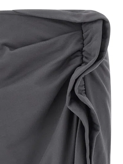 Dries Van Noten Hanam Skirt In Gray