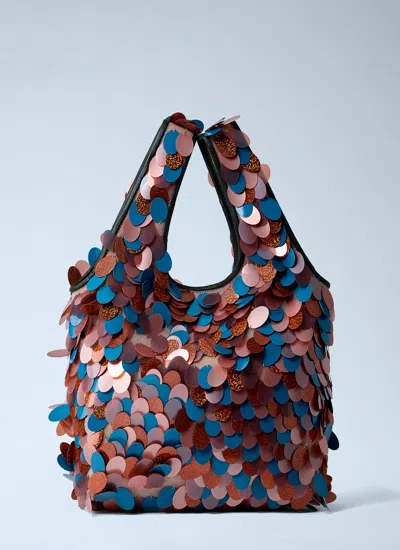 Dries Van Noten Sequin-decorated Handbag In Multi