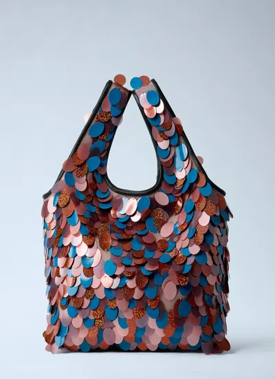 Dries Van Noten Sequin-decorated Handbag In Multi