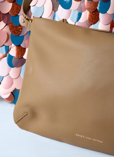 Dries Van Noten Sequin-decorated Handbag In Multi