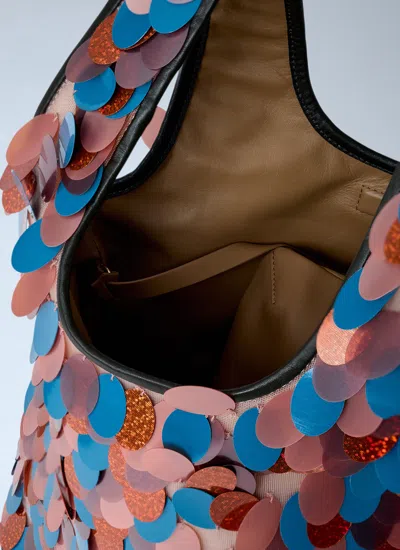 Dries Van Noten Sequin-decorated Handbag In Multi