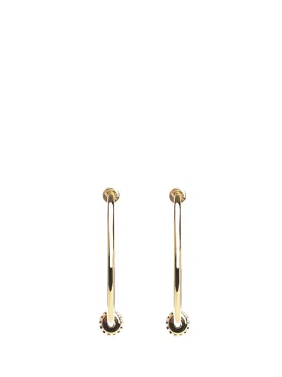Fendi Everround Earrings Jewelry Gold In Gold