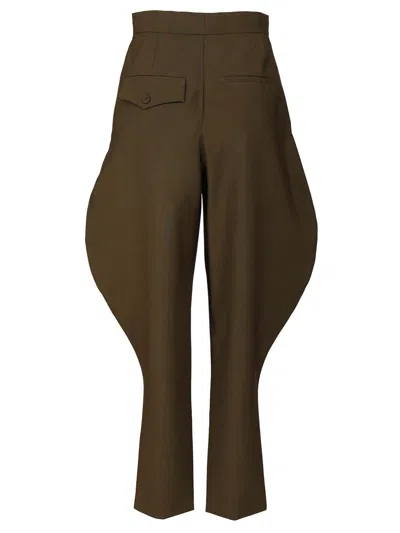 Fendi Women Riding Trousers In Green