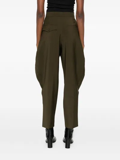 Fendi Women Riding Trousers In Green