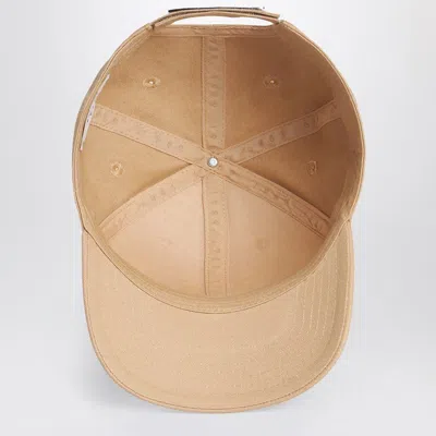 1989 Studio Solid Color Cap With Embroidered Logo In Brown