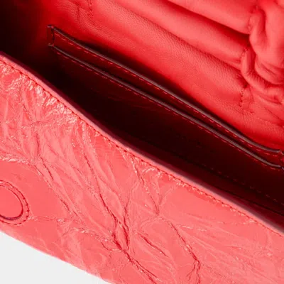 Acne Studios Blugirl Mix Viscose Lmelange Knit Skirt In Red