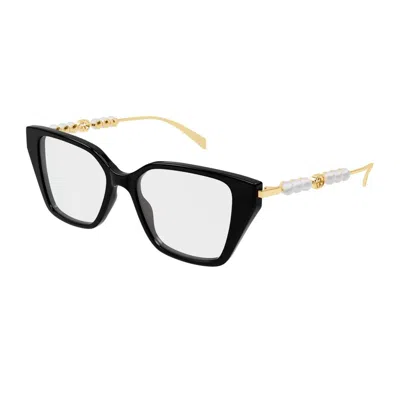 Gucci Gg1969o Linea Emblem Eyeglasses In Black