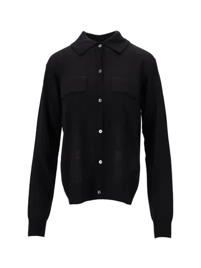 P.a.r.o.s.h Buttoned Cardigan In Black