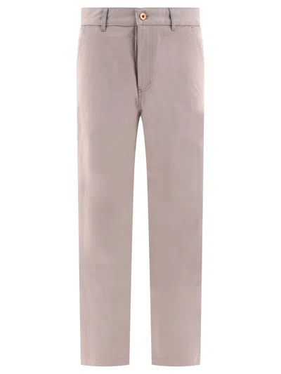 Andblue Carpenter Trousers Brown In Gray