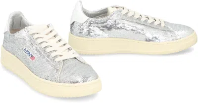Autry Sneakers Low-top Dallas In Silver