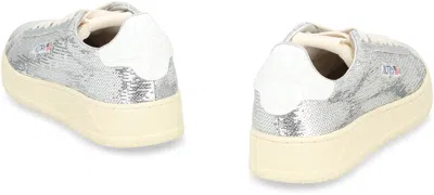Autry Sneakers Low-top Dallas In Silver