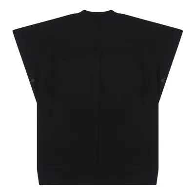 Burberry Black Wool-blend Jacket In Black