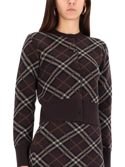Burberry Celine Triomphe Crewneck Sweater In Brown