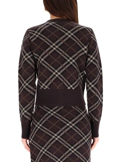 Burberry Celine Triomphe Crewneck Sweater In Brown
