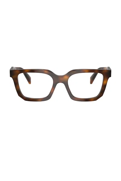 Prada Full-frame Plain Mirror In Brown