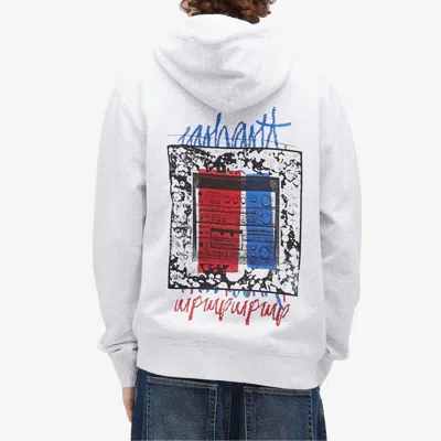 Carhartt Stone Island Cotton Fleece Crew Neck Sweatshirt In Gray