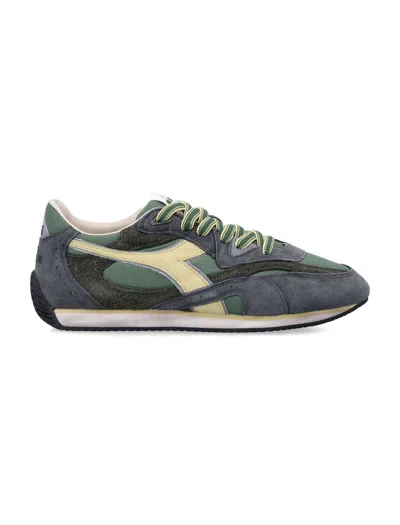 Diadora Heritage Equipe Revenge Used Sneakers In Suede With Vintage Effect In Multi