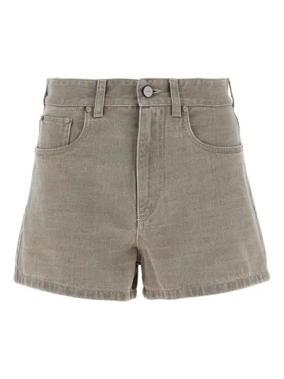 Fendi Toffee Cotton Clothing Shorts In Green