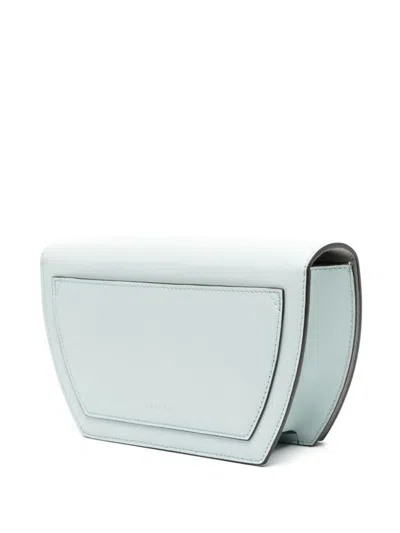 Furla Light Blue Leather Bag With Sphere Detailing In Blue