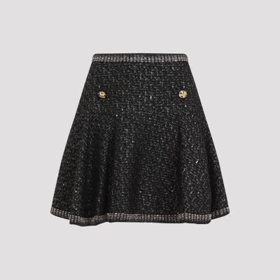 Giambattista Valli Boucle Mini Skirt In Black