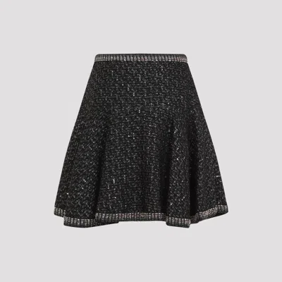 Giambattista Valli Boucle Mini Skirt In Black