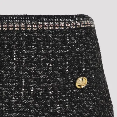 Giambattista Valli Boucle Mini Skirt In Black