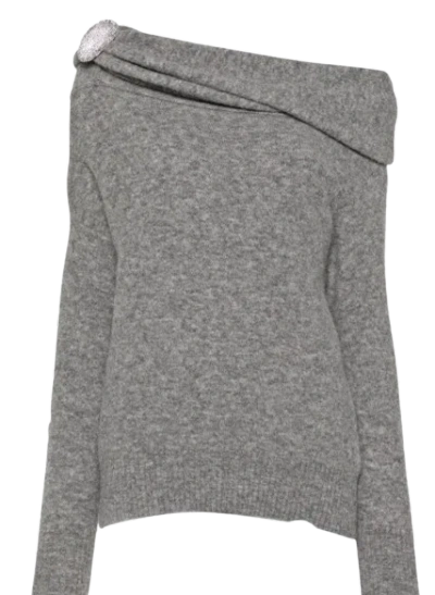 Giuseppe Di Morabito Wool Blend Cozy Knit Sweater In Gray
