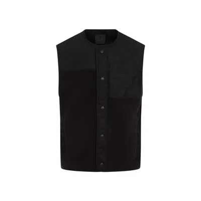 Givenchy Mix Material Vest 4g Pocket In Black