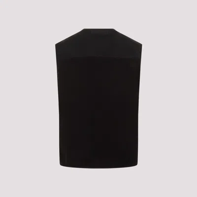 Givenchy Mix Material Vest 4g Pocket In Black