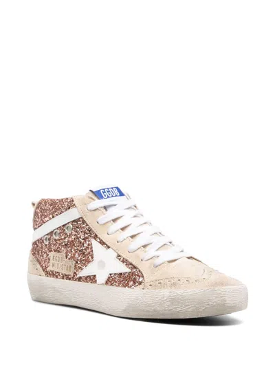 Golden Goose Mid Star Classic Sneakers In Pink