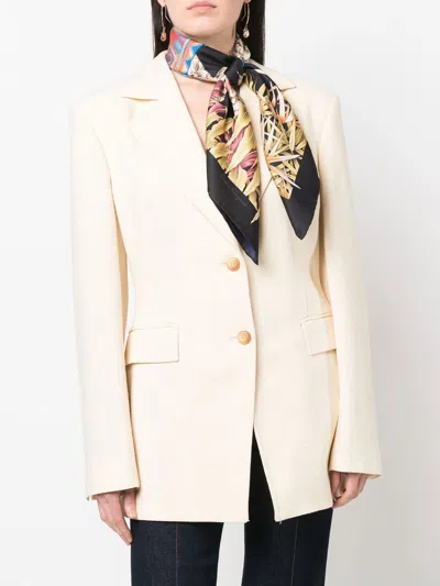 Ferragamo Giorgio Armani Viscose And Silk Tie In Black