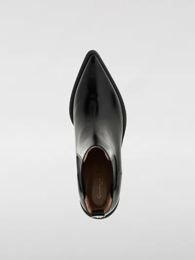 Gianvito Rossi Wylie Dover 45 Glossed-leather Chelsea Boots In Black