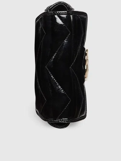 Gucci Max Mara Studio Beige Wrap Coat In Beaver Wool In Black