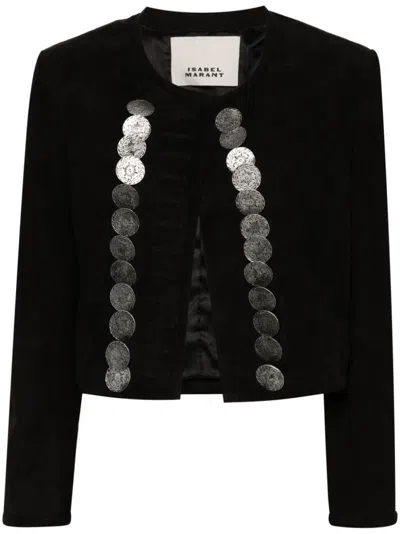 Isabel Marant Gucci White Poplin Blouse In Black