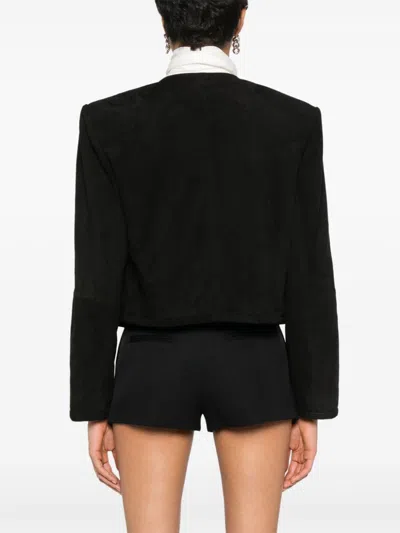 Isabel Marant Gucci White Poplin Blouse In Black