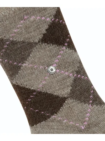Burlington Whitby Brown Womens Socks In Brown