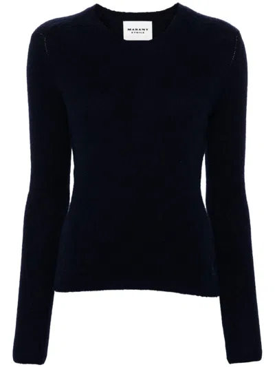 Isabel Marant Balmain Noir Blanc Cotton T-shirts And Polos In Black