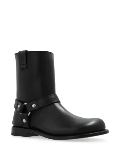 Loewe Isabel Marant Edrika Suede Ankle Boots In Black
