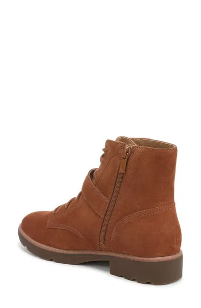 Vionic Catina Lace-up Bootie In Brown
