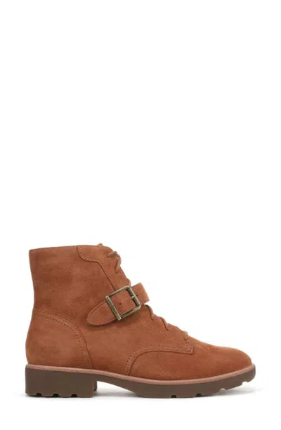 Vionic Catina Lace-up Bootie In Brown