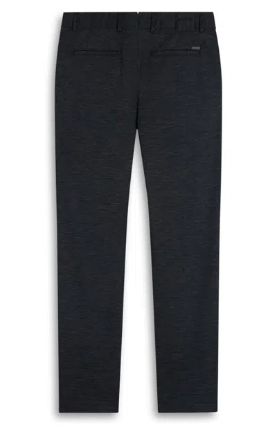 Bugatchi Flat Front Wool Blend Chino Pants In Gold