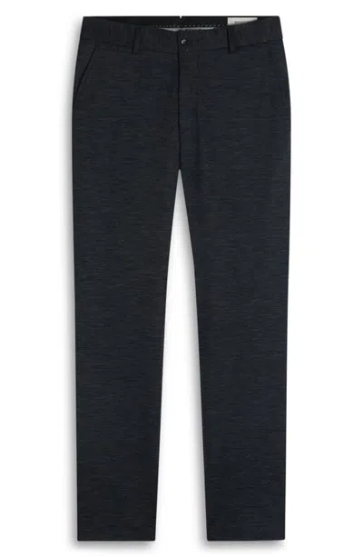 Bugatchi Flat Front Wool Blend Chino Pants In Gold