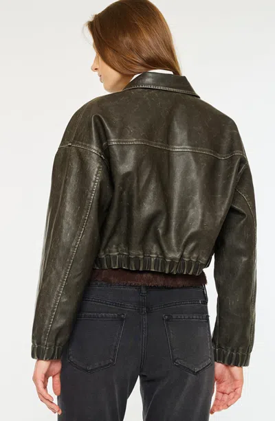 Kancan Nova Bomber Jacket In Green