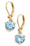Kate Spade 'rise And Shine' Lever Back Earrings In Blue