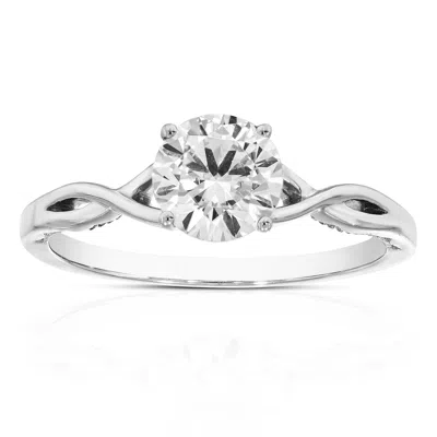 Vir Jewels 7/8 Cttw Lab Grown Diamond Engagement Solitaire Ring In 14k White Gold For Women In Metallic
