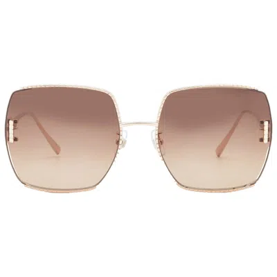 Chopard Brown Gradient Sport Ladies Sunglasses Schg30m 8fcy 63 In Neutral