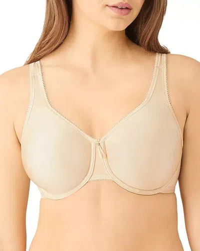 Wacoal Basic Beauty Bra Women's Sand Stretch Full-figure Underwire Ddr560 In Sand
