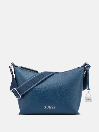 Guess Factory Maleena Convertible Bag In Blue