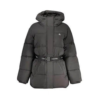 Calvin Klein Nylon Women Women's Jacket In Gray