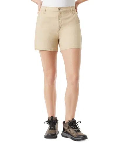 Bass Outdoor Anywhere Chino Shorts Women's Irish Cream Stretch-canvas Fts587 In Neutral